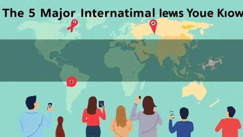 As 5 Principais Notícias Internacionais que Você Precisa Saber