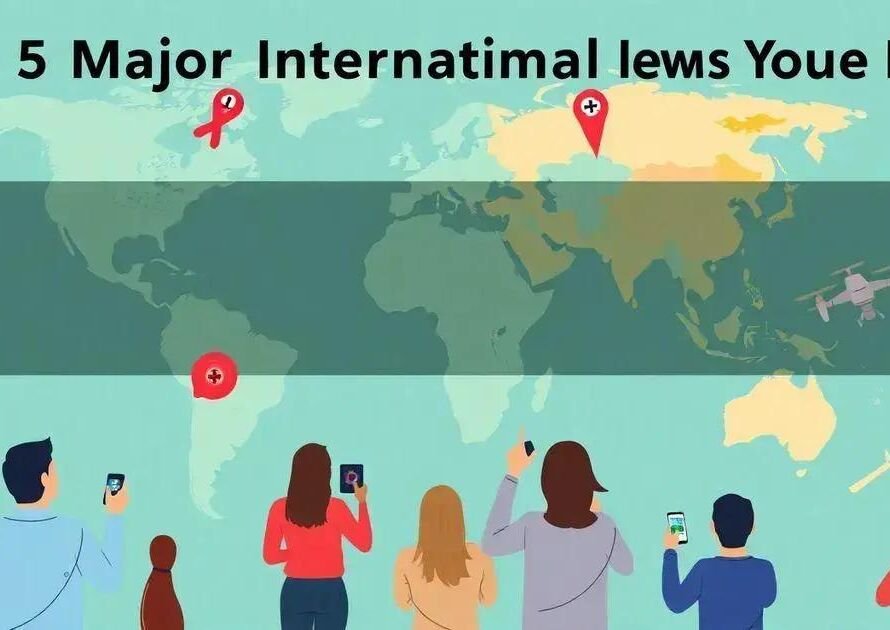 As 5 Principais Notícias Internacionais que Você Precisa Saber