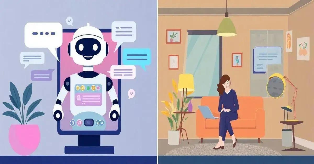 Chatbots vs. terapeutas humanos