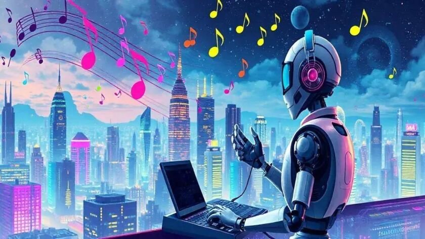 Como a IA Está Influenciando a Produção de Música