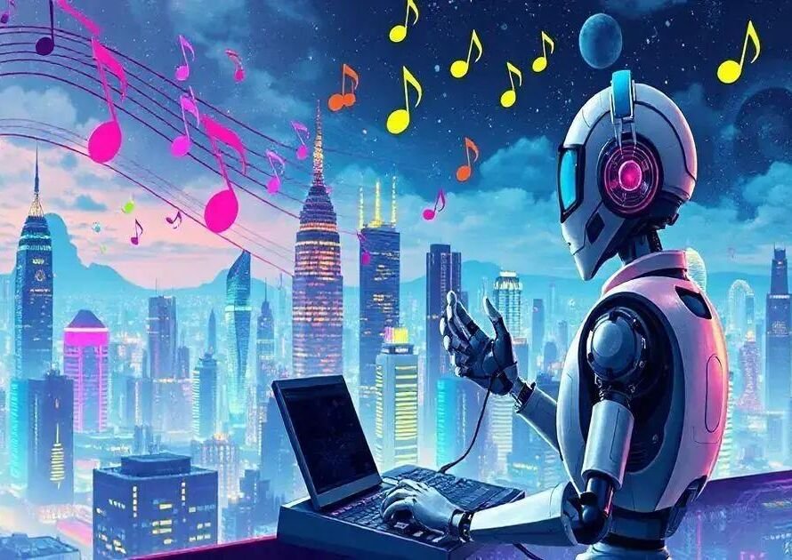 Como a IA Está Influenciando a Produção de Música