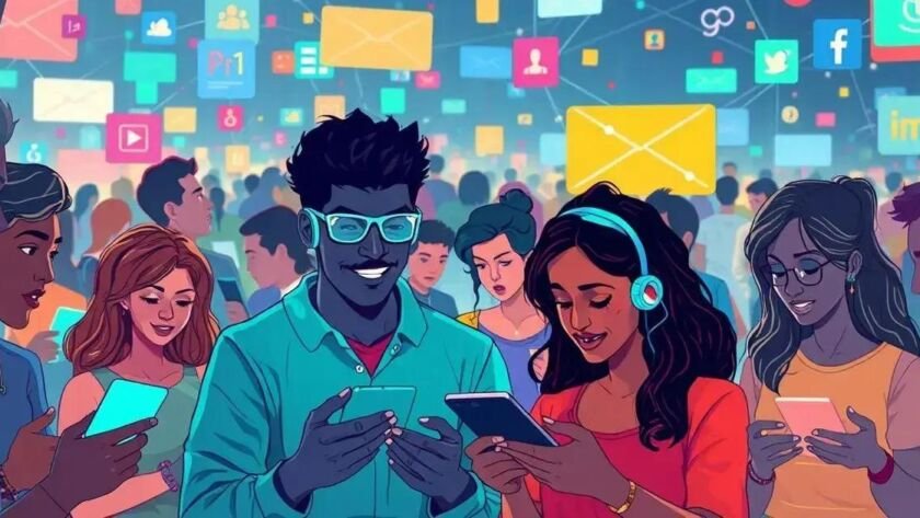 Como a IA Está Transformando as Redes Sociais
