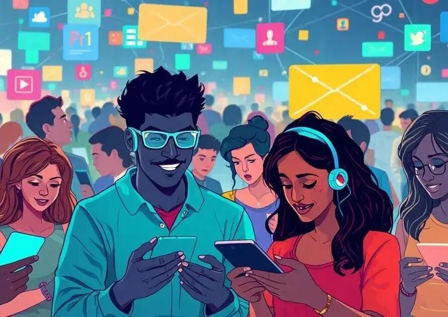 Como a IA Está Transformando as Redes Sociais