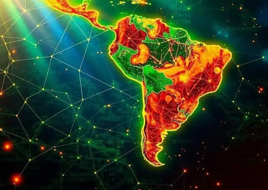 Crescimento de IA na América Latina em 2025
