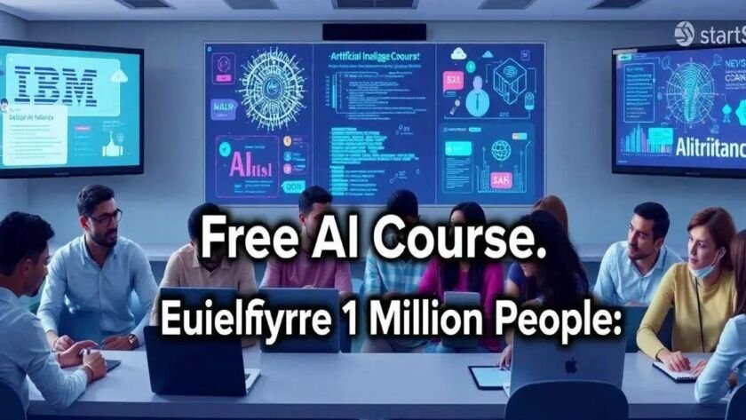 Curso gratuito de IA busca qualificar 1 milhão de pessoas