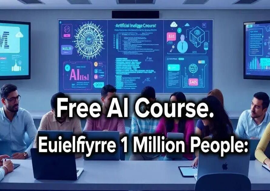 Curso gratuito de IA busca qualificar 1 milhão de pessoas
