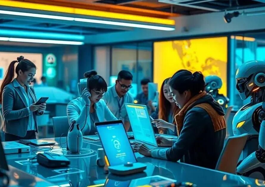 IA e Futuro do Trabalho: Colaboração Homem-Máquina