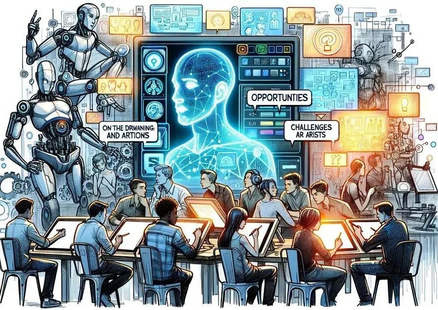 IA na indústria de quadrinhos: oportunidades e desafios apontados por artistas