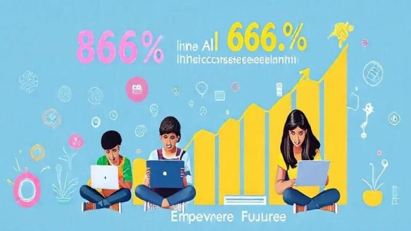IA registra salto de 866% em matrículas de cursos online
