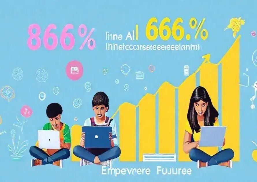 IA registra salto de 866% em matrículas de cursos online