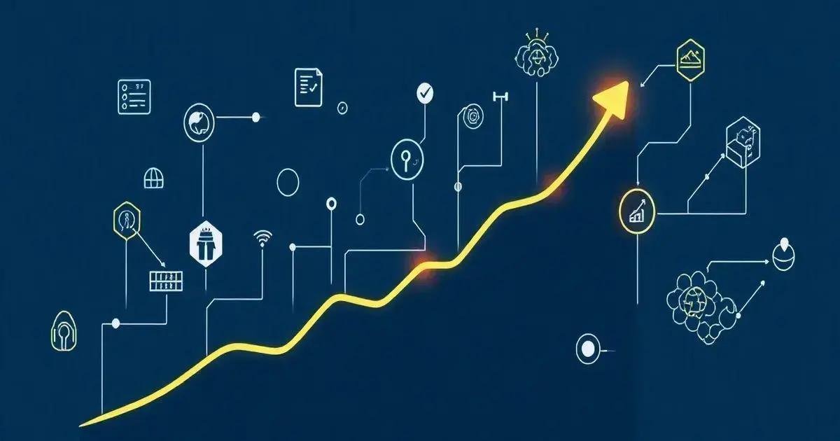 O papel da inteligência artificial no crescimento de startups.